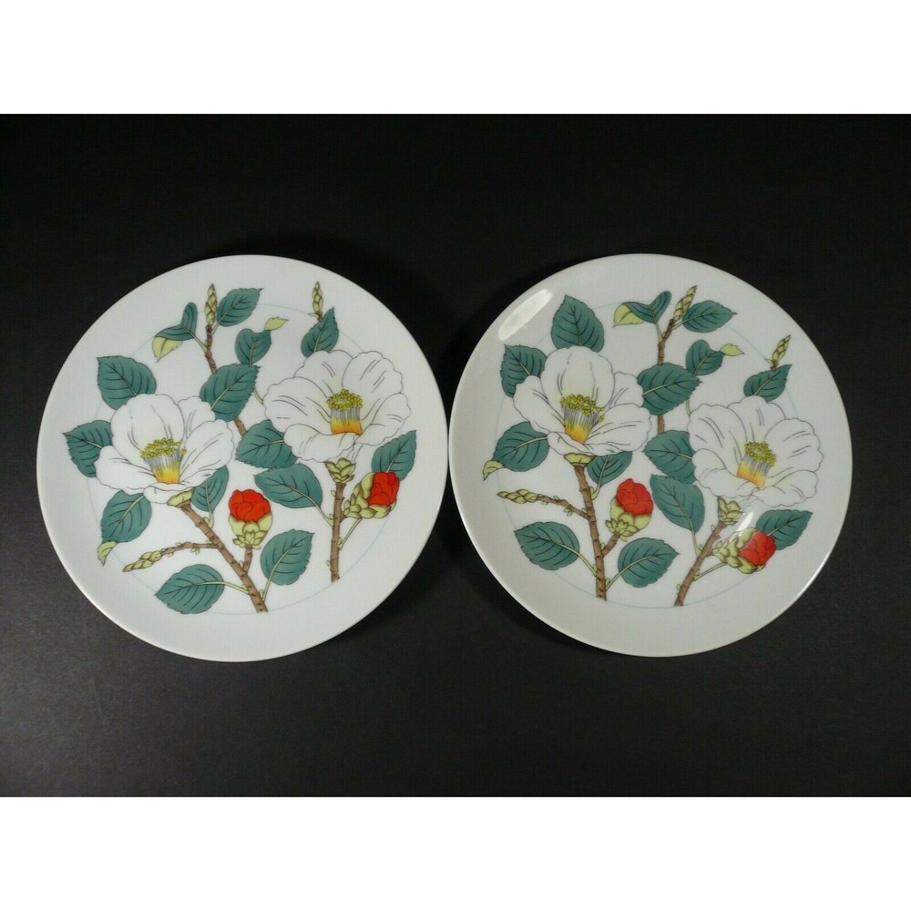 2 Vintage 1960's Rosenthal Netter Salad Luncheon Plates 7¾" - Japan